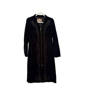 Powder River Outfitters Suede Like Coat-Duster Size Small